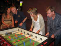 Table football was a great hit!